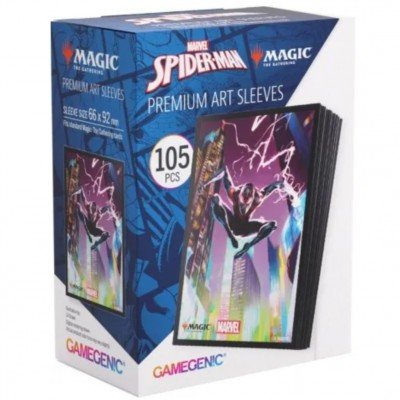 Protection carte - Magic: The Gathering - Spider-Man Art SLEEVES (x105) - Miles Morales - 66x92mm - Protège-cartes & pochettes