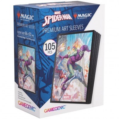 Protection carte - Magic: The Gathering - Spider-Man Art SLEEVES (x105) - Green Goblin - 66x92mm - Protège-cartes & pochettes