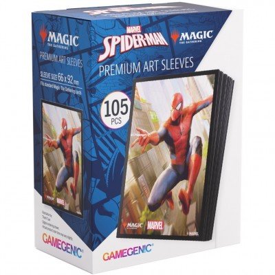 Protection carte - Magic: The Gathering - Spider-Man Art SLEEVES (x105) - L'incroyable Spider-Man - 66x92mm - Protège-cartes & pochettes
