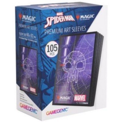 Protection carte - Magic: The Gathering - Spider-Man Art SLEEVES (x105) - Swamp - 66x92mm - Protège-cartes & pochettes