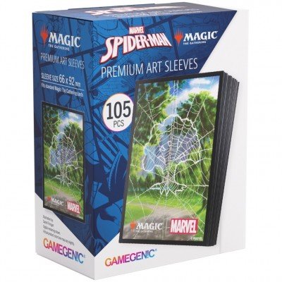 Protection carte - Magic: The Gathering - Spider-Man Art SLEEVES (x105) - Forest - 66x92mm - Protège-cartes & pochettes