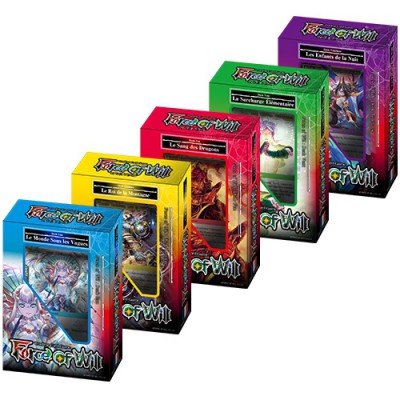Deck préconstruit - Force of Will TCG - de Démarrage - R0 - (5 Decks) - Version Francaise - Jeux de cartes & cartes à jouer