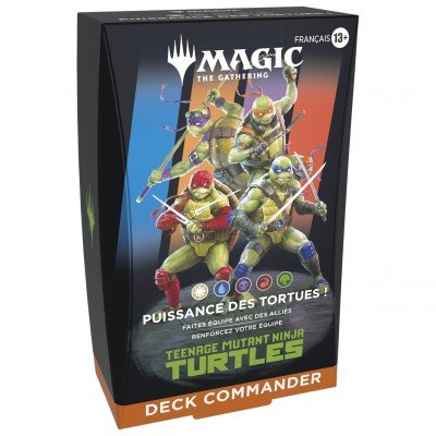 Deck préconstruit - Magic: The Gathering - Teenage Mutant Ninja Turtles / Les Tortues Ninja - Commander - Puissance des tortues !