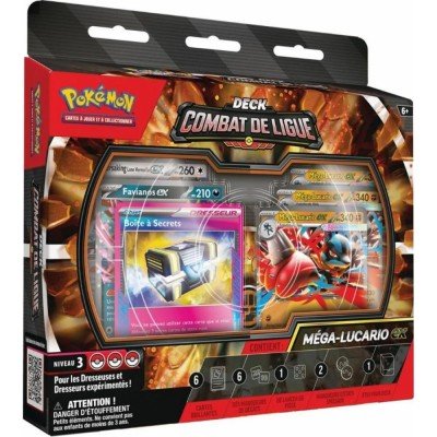 Deck préconstruit - Pokémon - Deck Combat de Ligue : Méga Lucario EX - Jeux de cartes & cartes à jouer