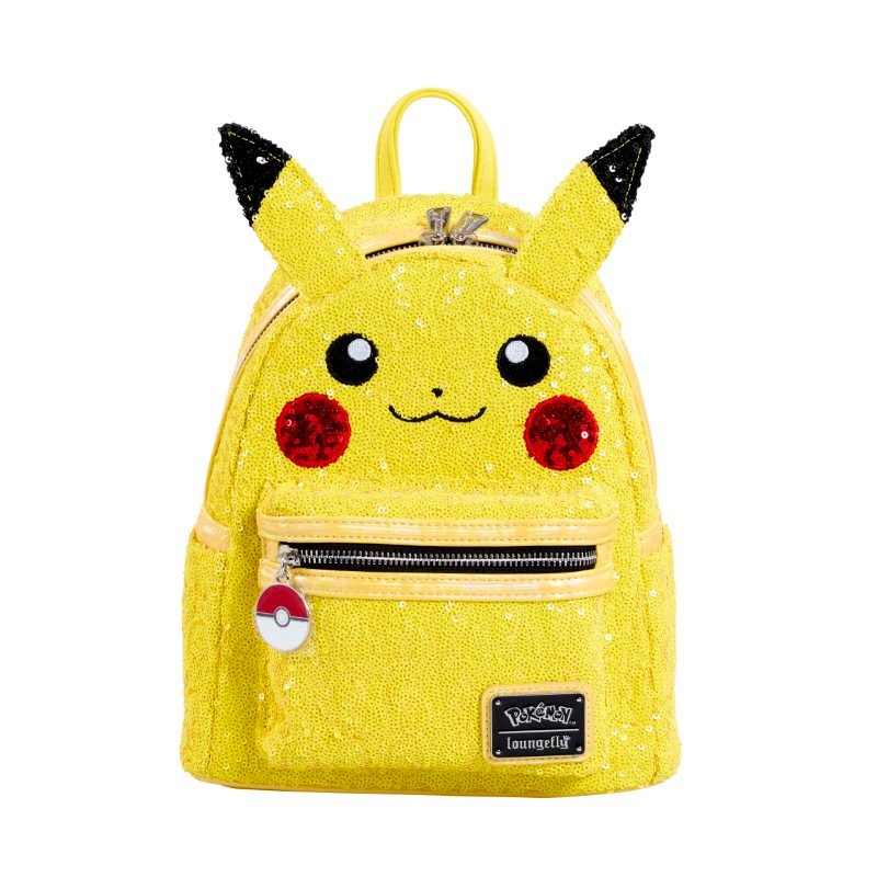 Pokemon Loungefly Mini Sac A Dos Sequin Pikachu Cosplay