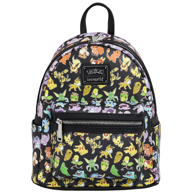 Pokemon Loungefly Mini Sac A Dos Pokemon Party Full Print