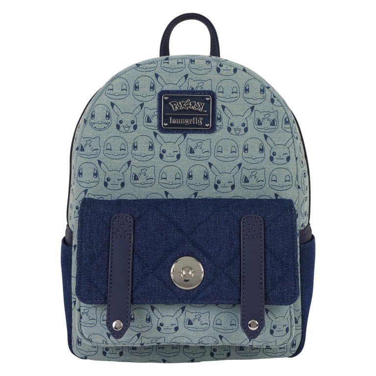 Pokemon Loungefly Mini Sac A Dos Faux Denim