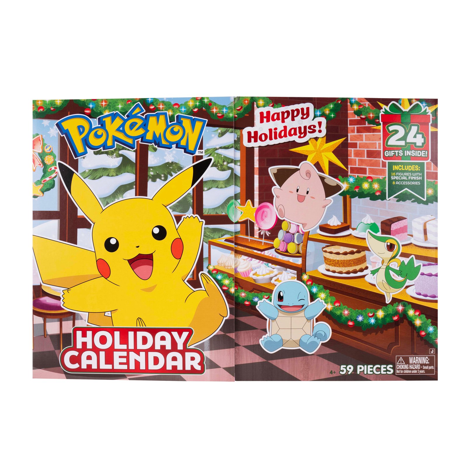 Pokemon Calendrier de l'avent 2025 24pcs Battle Figure