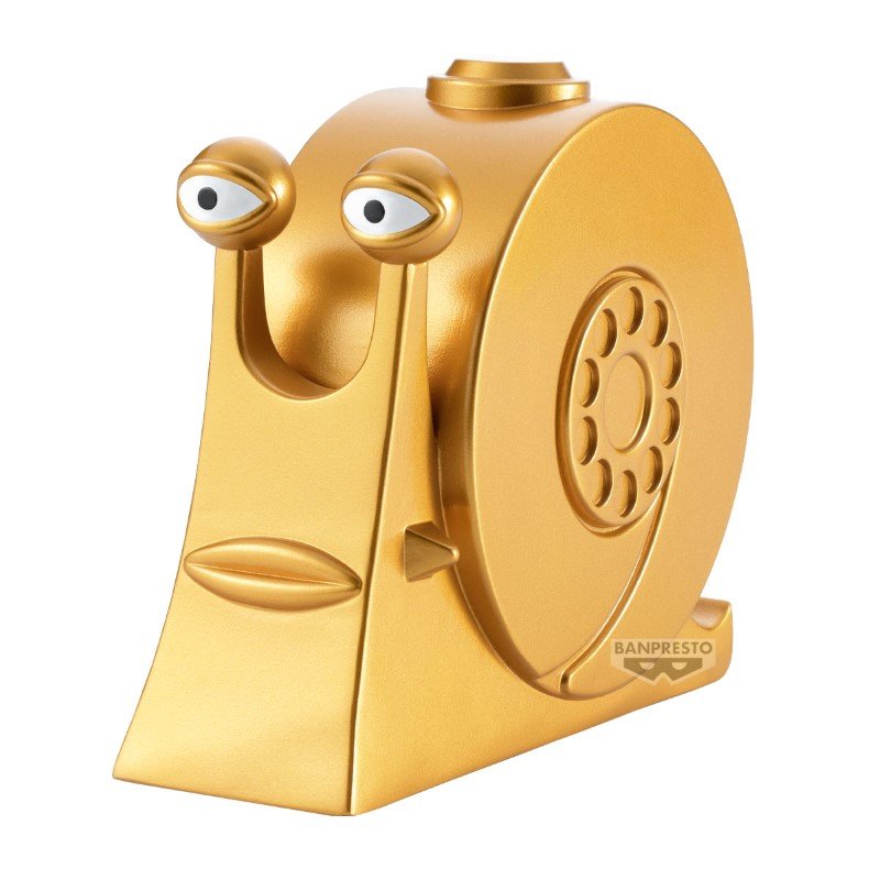 One Piece Sofvimates Golden Den Den Mushi 9cm
