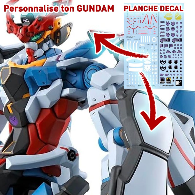 Gundam Gunpla Decal 139 Mobile Suit Gundam Gquuuuuux Multiuse V1