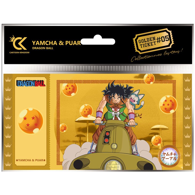 Dragon Ball Golden Ticket Yamcha & Puar X5
