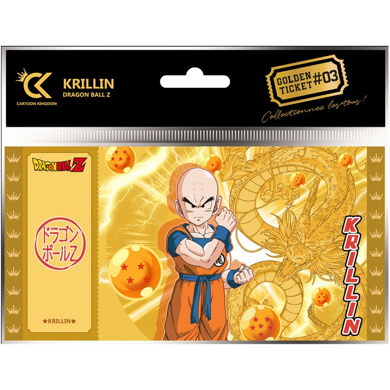 Dragon Ball Golden Ticket Krillin X5