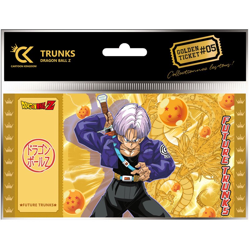 Dragon Ball Golden Ticket Future Trunks X5