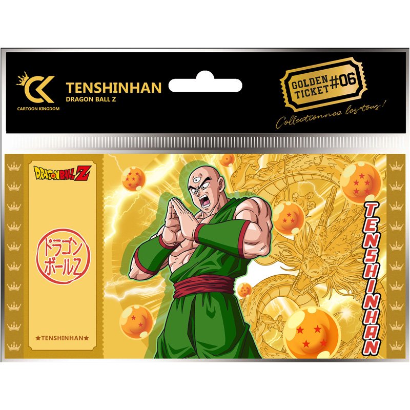 Dragon Ball Golden Ticket Tenshinhan X5