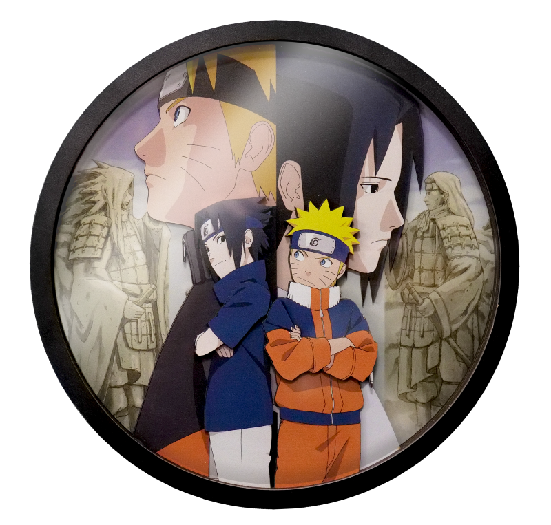 Naruto Shippuden Kaiga Decoration Murale En Bois 20cm - naruto - DECORATION