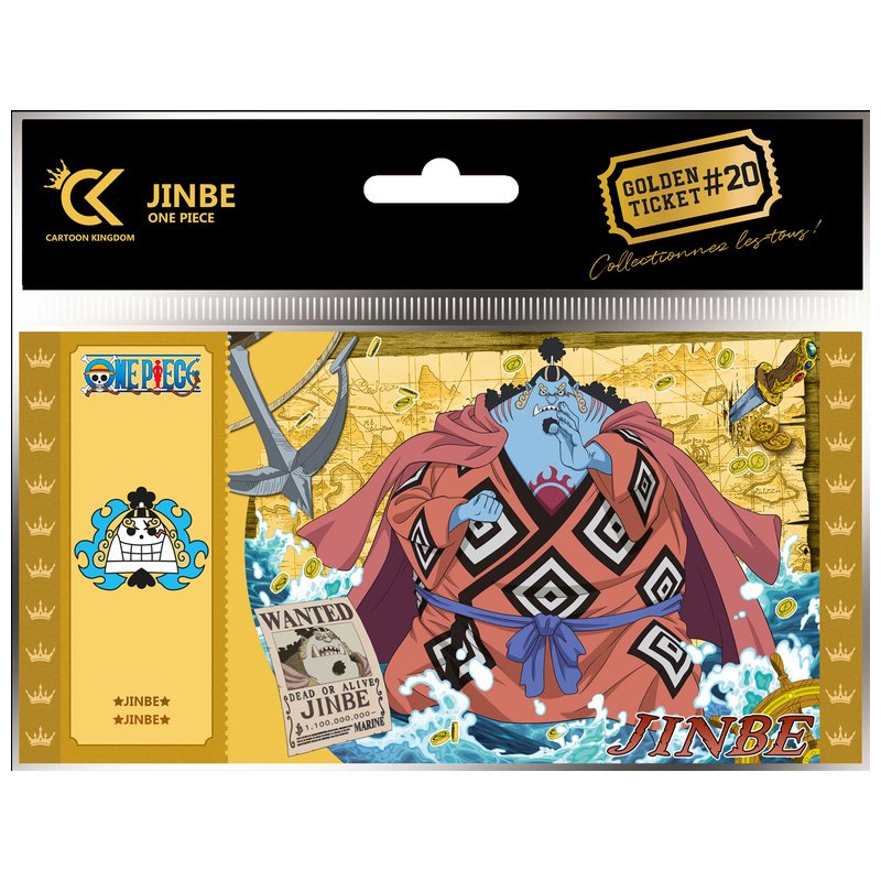 One Piece Golden Ticket Vol 2 Jinbe X5