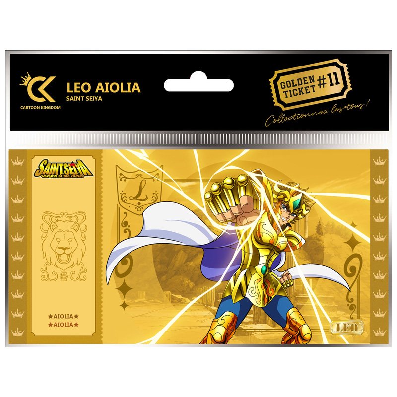 Saint Seiya Golden Ticket Aiolia X5