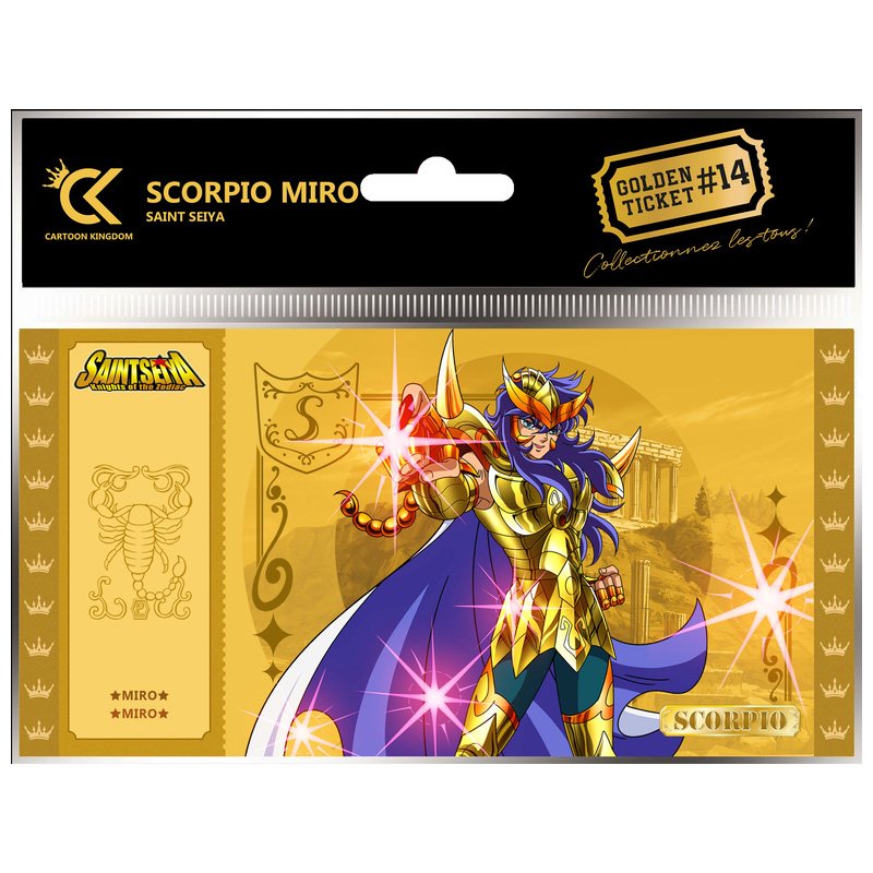 Saint Seiya Golden Ticket Miro X5