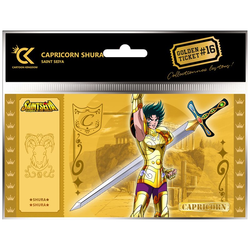Saint Seiya Golden Ticket Shura X5