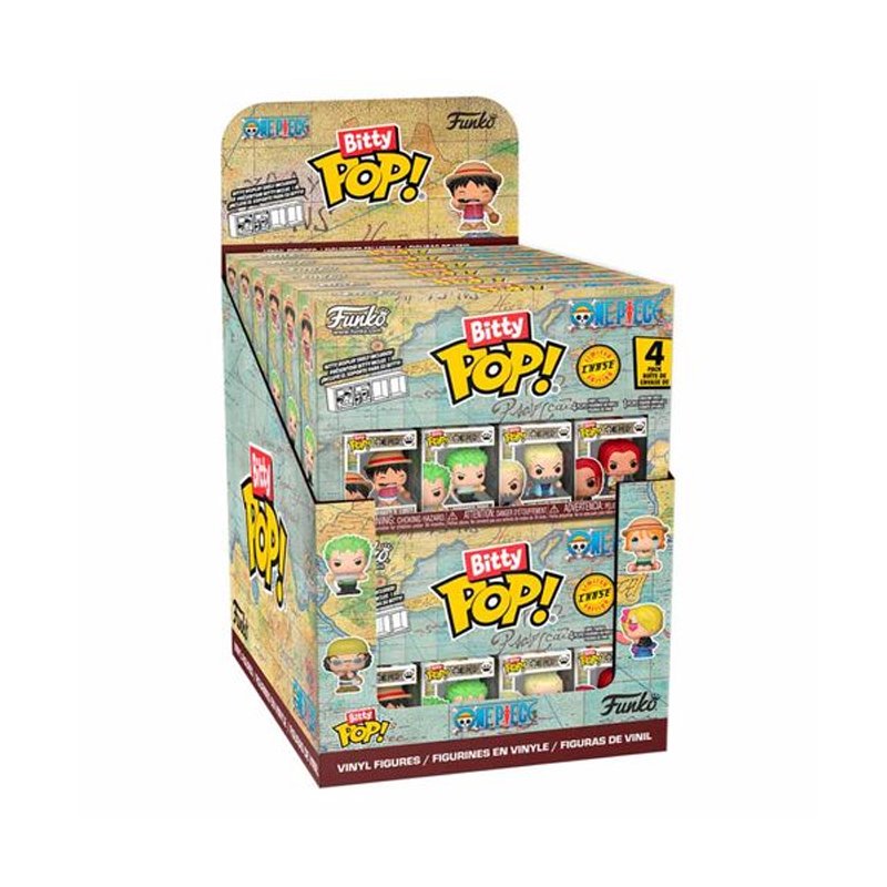 One Piece Bitty Pop 4-Pack asst 12pcs