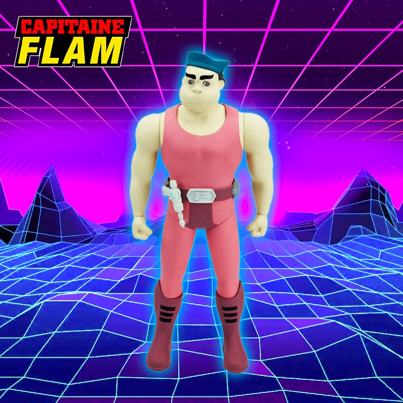 Capitaine Flam Figurine Mala 20cm Boite FR - capitaine-flam - FIGURINE