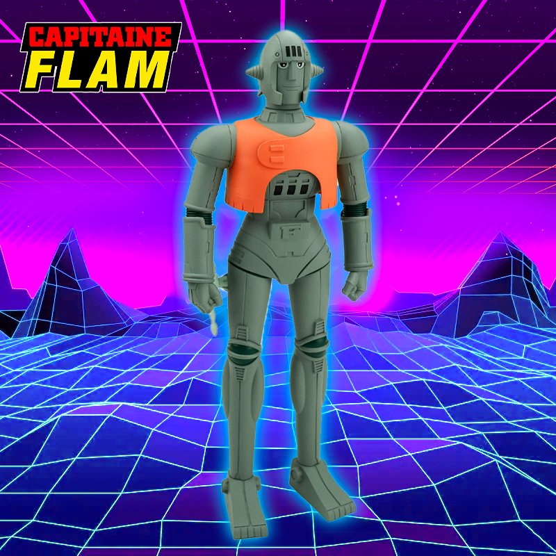 Capitaine Flam Figurine Crag 25cm Boite FR - capitaine-flam - FIGURINE