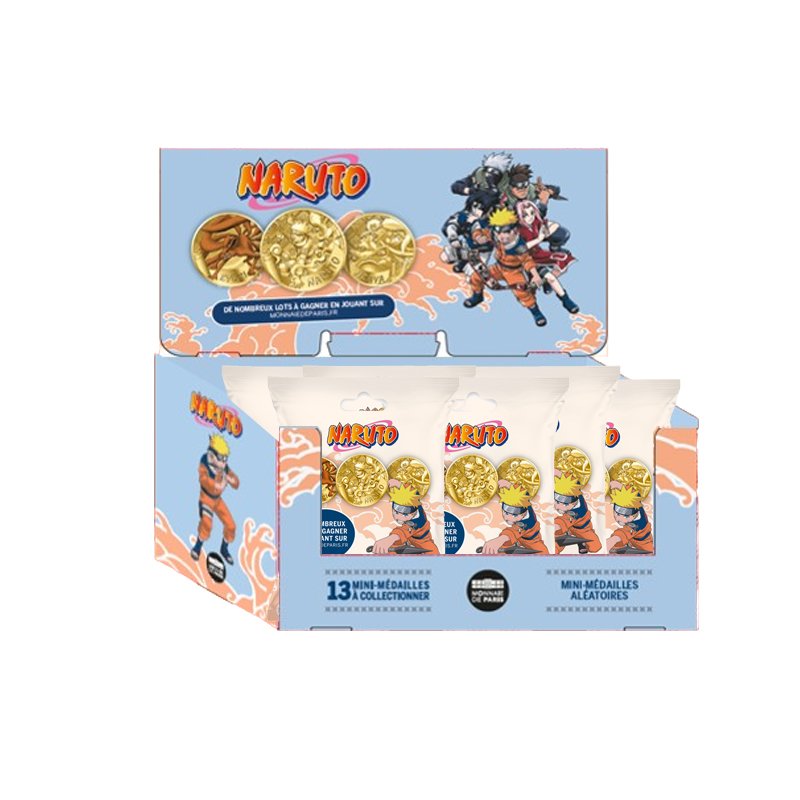 Naruto Monnaie De Paris Medaille Presentoir 30 Pochettes