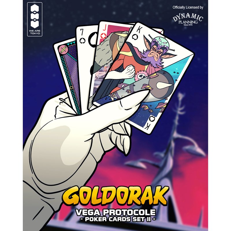 Goldorak Jeu De 54 Cartes Poker Vega