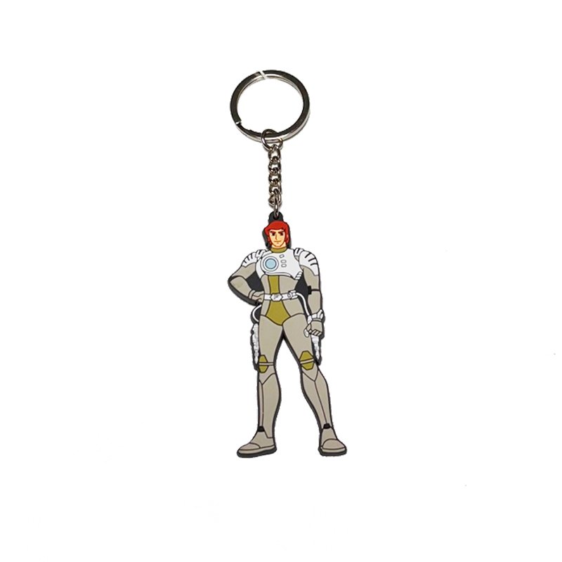 Capitaine Flam Porte Clé Gomme Personnage Curtis Newton 8cm - capitaine-flam - GOODIES