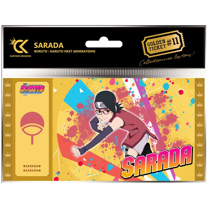 Boruto Golden Ticket V2 Sarada - naruto - GOLDEN TICKET