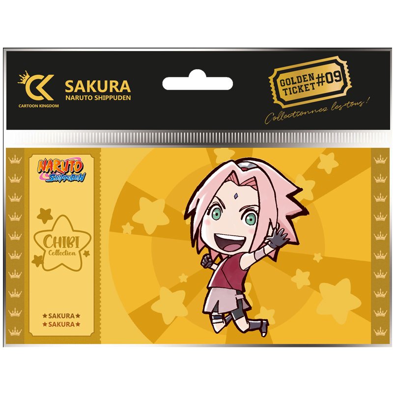 Naruto Shipudden Golden Ticket Chibi Sakura X10