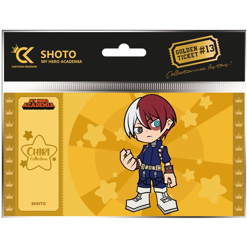 My Hero Academia Golden Ticket Chibi Shoto X10