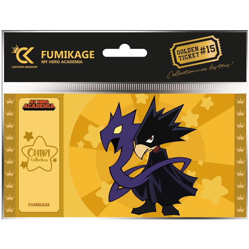 My Hero Academia Golden Ticket Chibi Fumikage X10