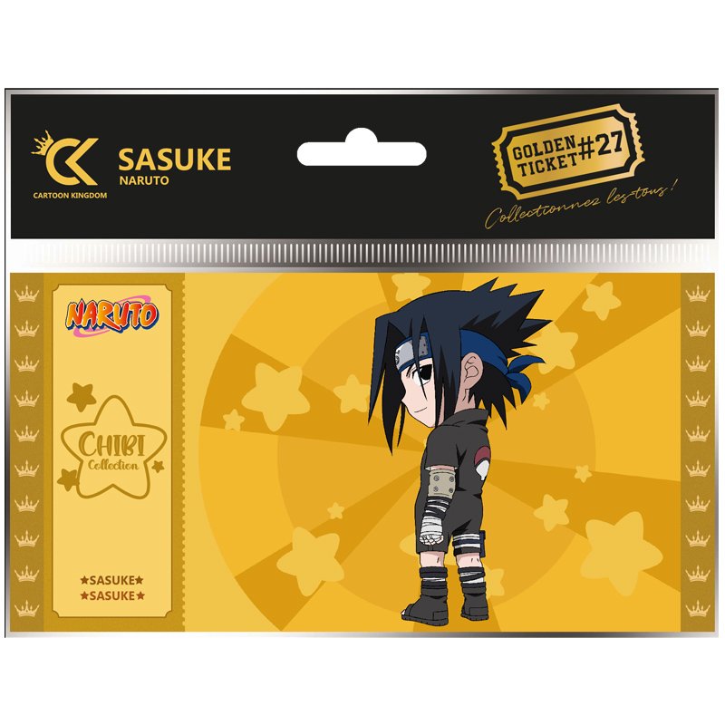 Naruto Golden Ticket Chibi Sasuke X10