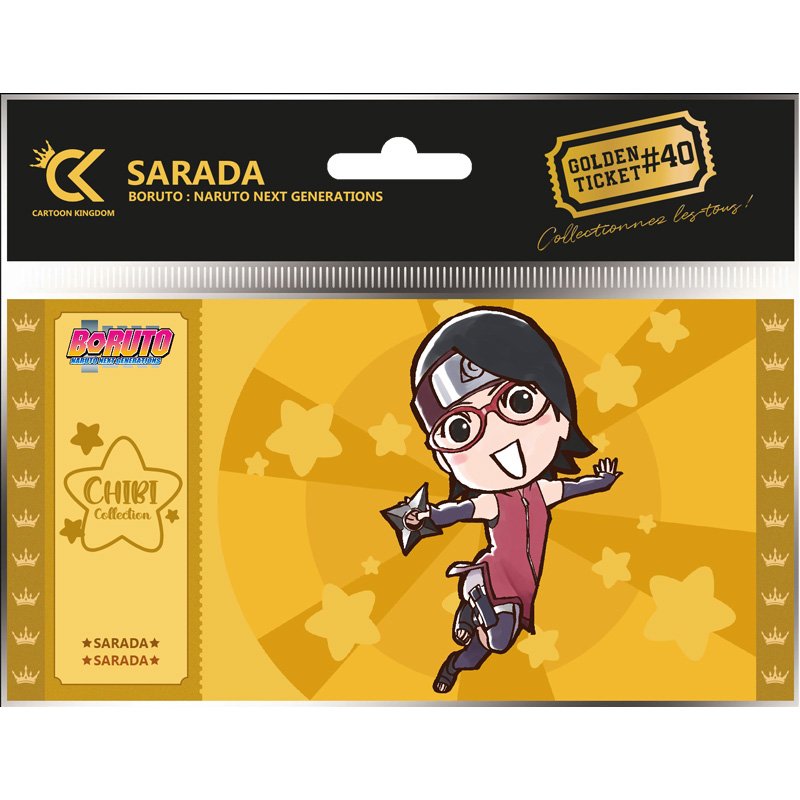 Boruto Golden Ticket Chibi Sarada - boruto-naruto-next-generations - GOLDEN TICKET