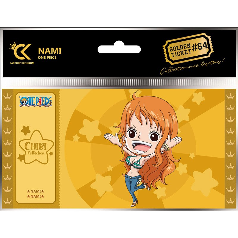 One Piece Golden Ticket Chibi Nami x5