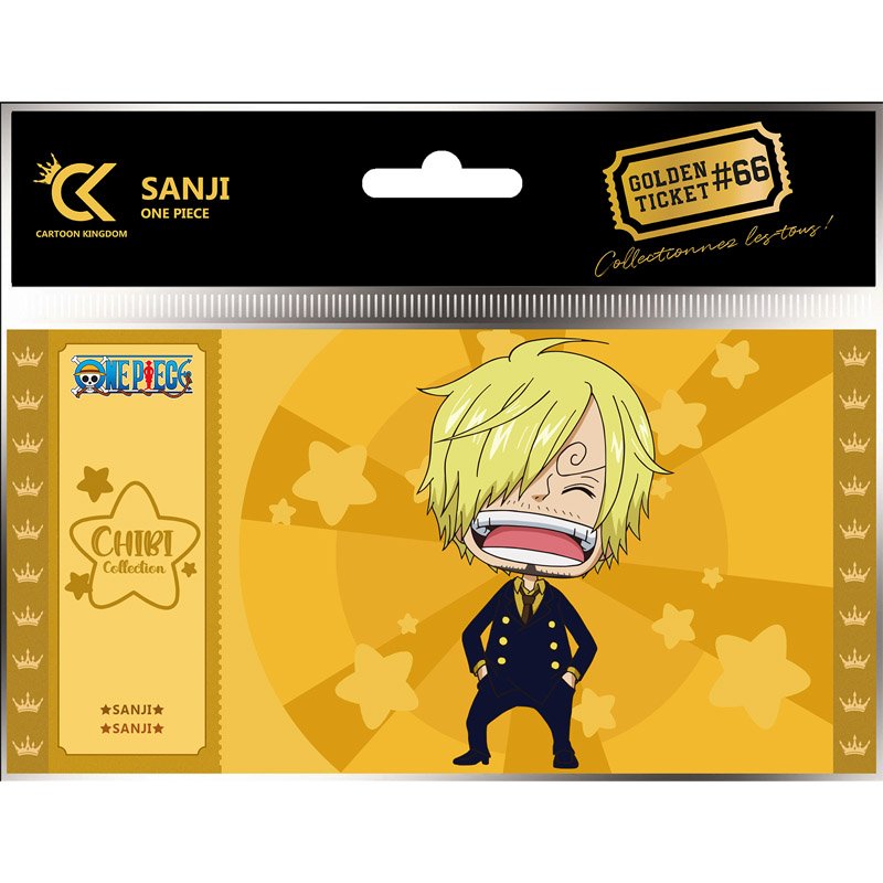 One Piece Golden Ticket Chibi Sanji x5