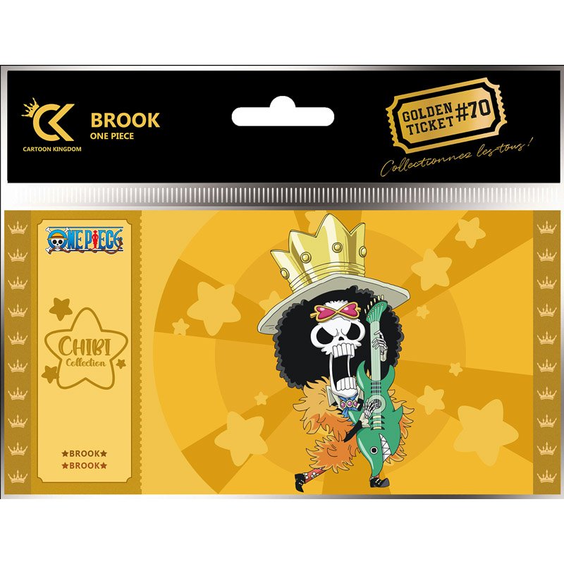 One Piece Golden Ticket Chibi Brook x5
