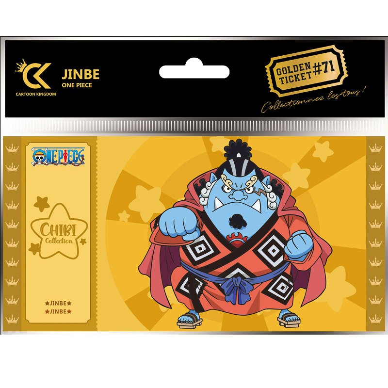 One Piece Golden Ticket Chibi Jinbe x5