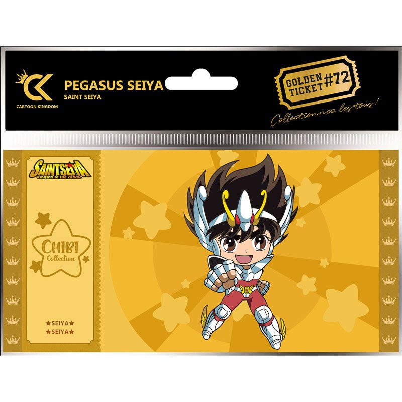 Saint Seiya Golden Ticket Chibi Seiya - saint-seiya - GOLDEN TICKET