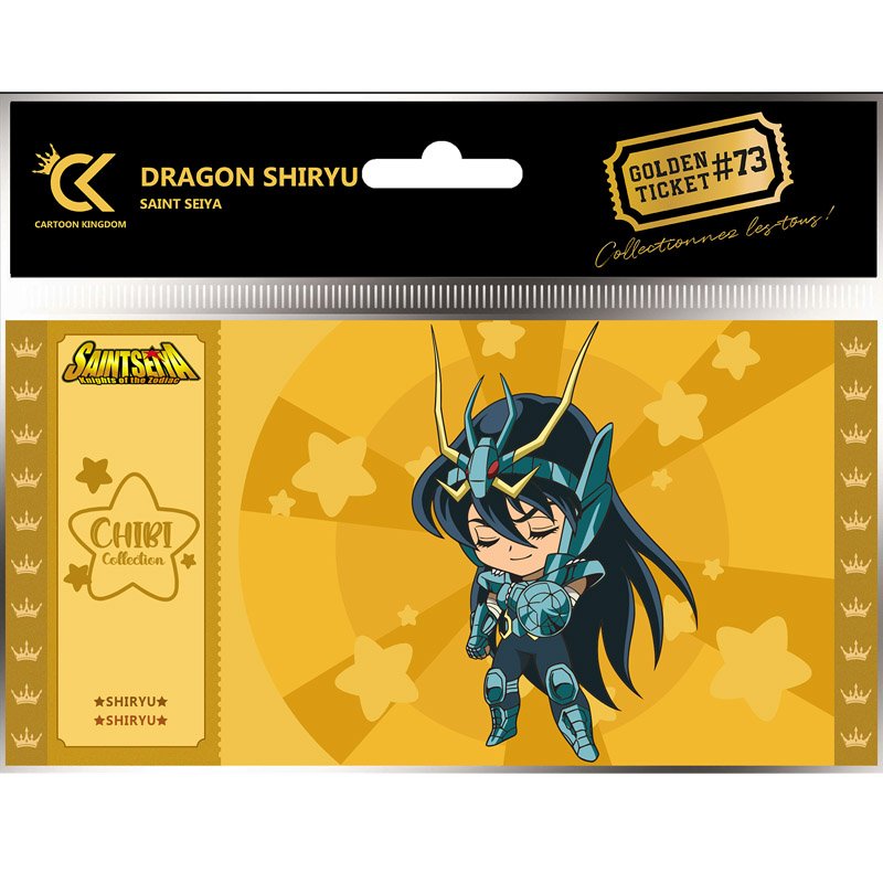 Saint Seiya Golden Ticket Chibi Shiryu - saint-seiya - GOLDEN TICKET