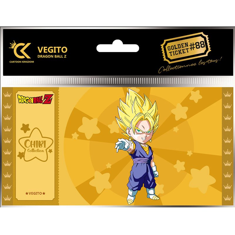 Dragon Ball Z Golden Ticket Chibi Vegetto x5