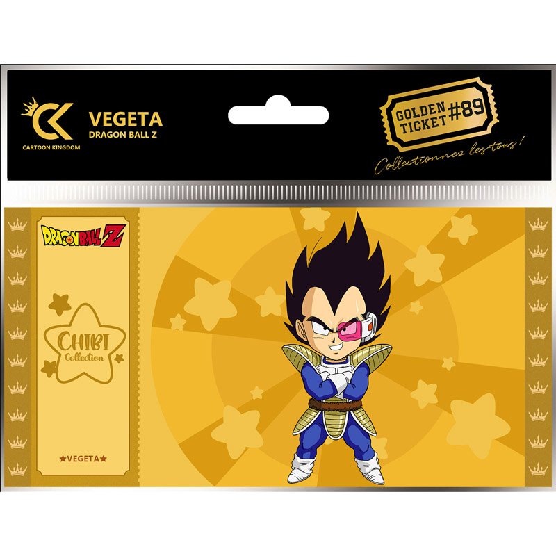 Dragon Ball Z Golden Ticket Chibi Vegeta x5