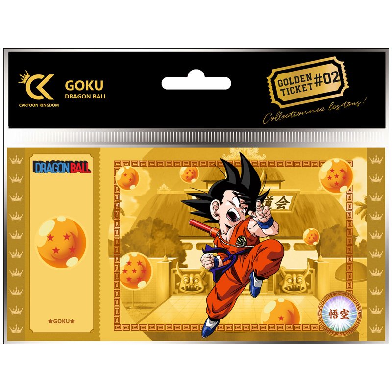 Dragon Ball Golden Ticket Goku Orange X5