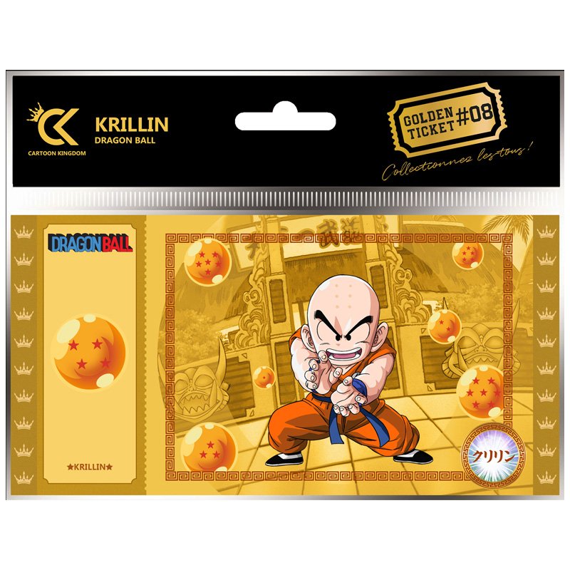 Dragon Ball Golden Ticket Krillin Orange X5