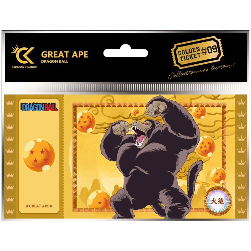 Dragon Ball Golden Ticket Great Ape X5