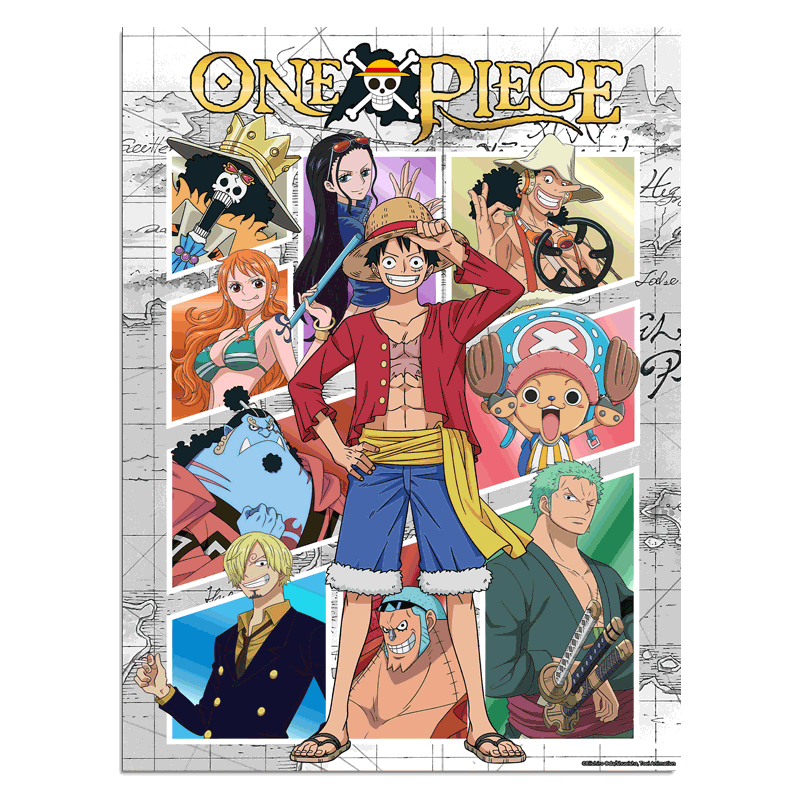 One Piece Golden Poster 02 Groupe Collage 30X40cm - one-piece - Goodies