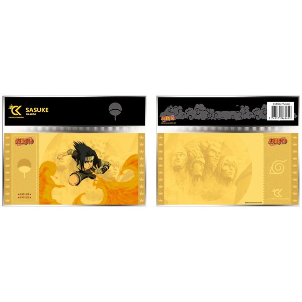 Naruto Golden Ticket Col.1 Sasuke Lot X10 - vue 2