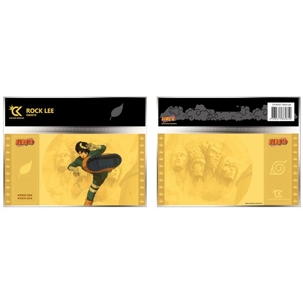 Naruto Golden Ticket Col.1 Rock Lee Lot X10 - vue 2