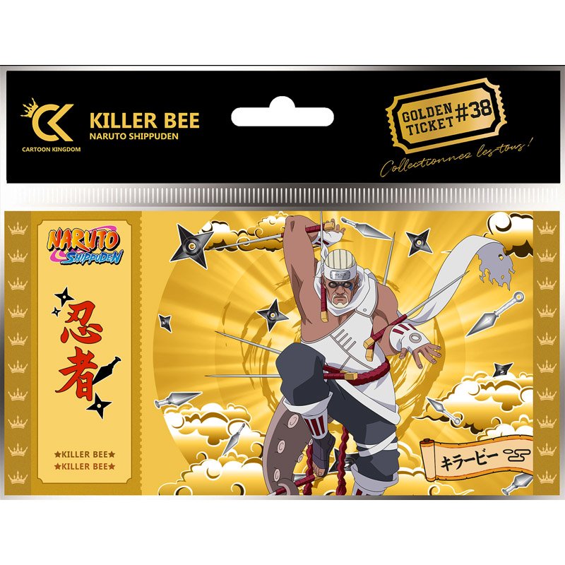 Naruto Shippuden Golden Ticket Killer Bee x5